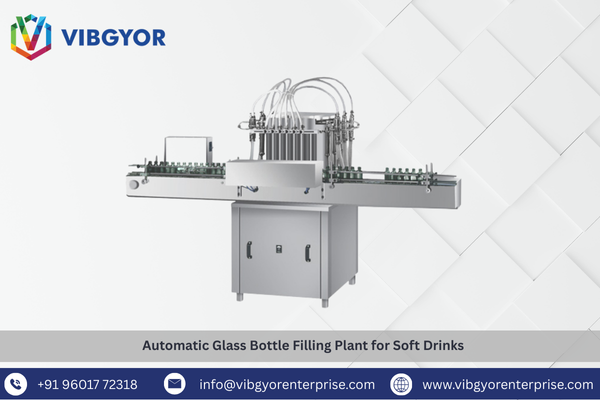Automatic Glass Bottle Filling Plant for Soft Drinks 