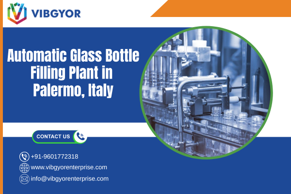 Automatic Glass Bottle Filling Plant in Palermo, Italy