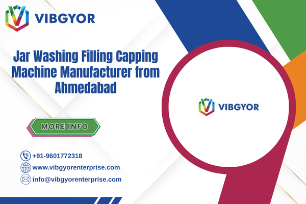 Jar Washing Filling Capping Machine Manufacturer from Ahmedabad