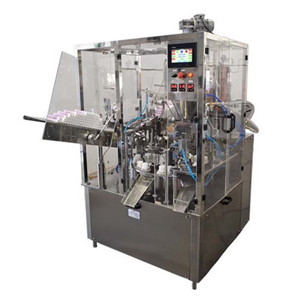 Rotary Semi-Automatic Cream Paste Filling Machine