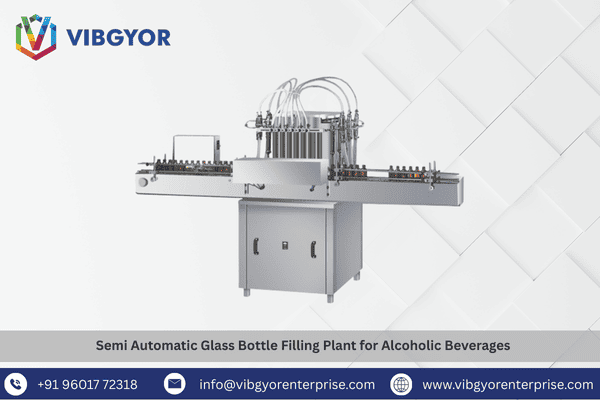 Semi Automatic Glass Bottle Filling Plant for Alcoholic Beverages 
