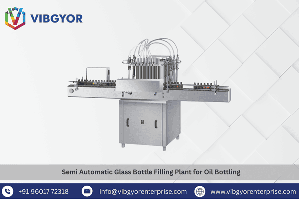 Semi Automatic Glass Bottle Filling Plant for Oil Bottling 